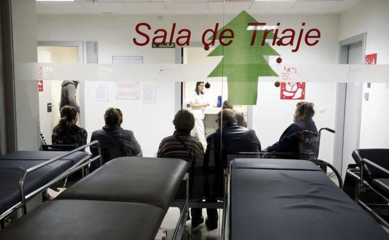 Esperas de urgencias de un centro sanitario valenciano. 