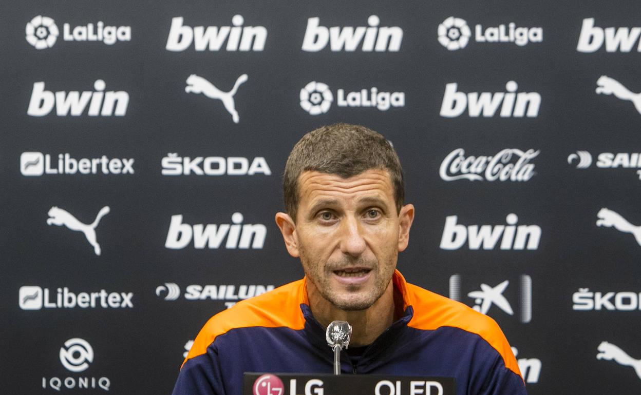 Valencia CF | Javi Gracia esquiva la polémica con Murthy: «Él puede decir lo que quiera»