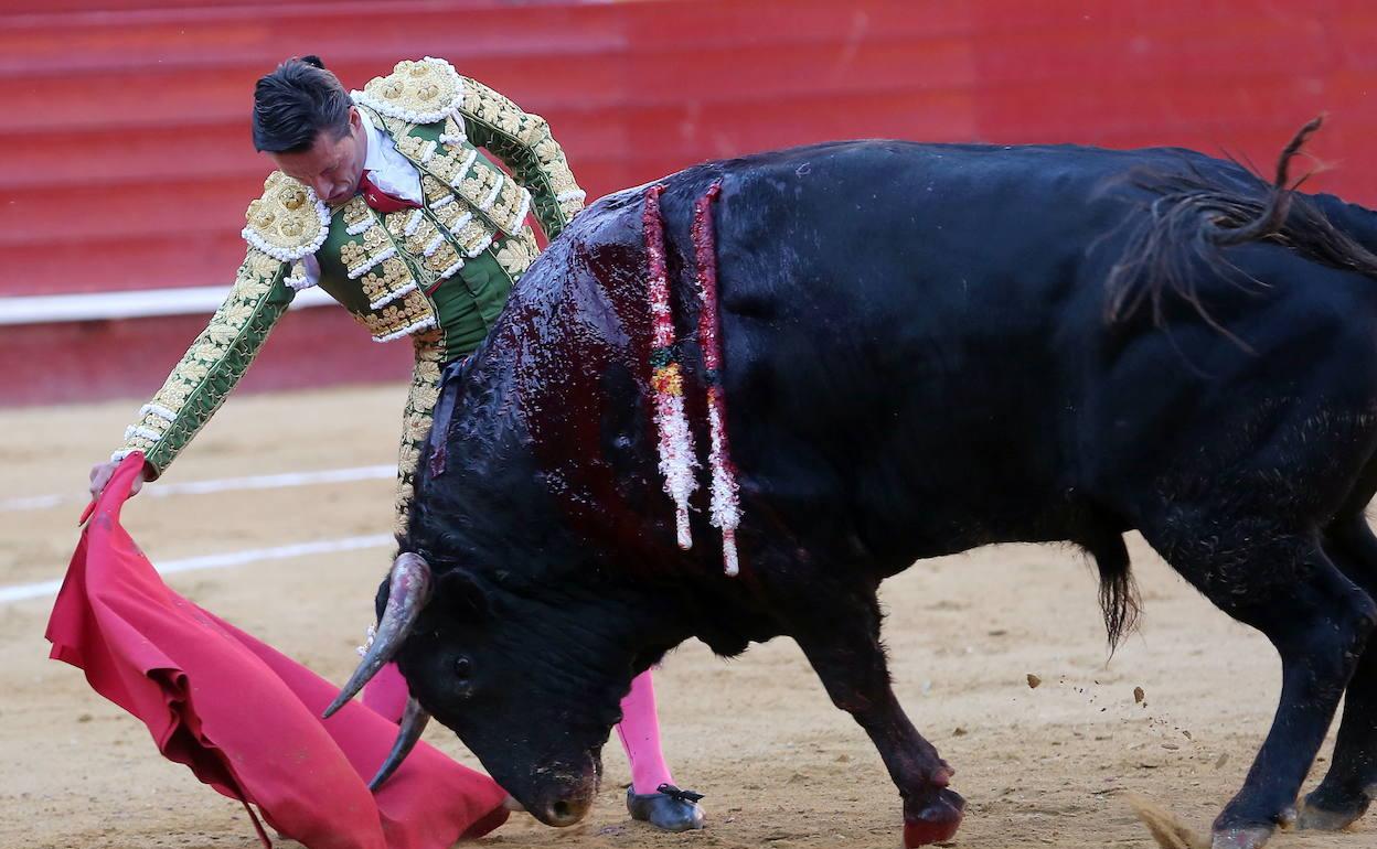 Una de las corridas de la Feria de Fallas de 2019.