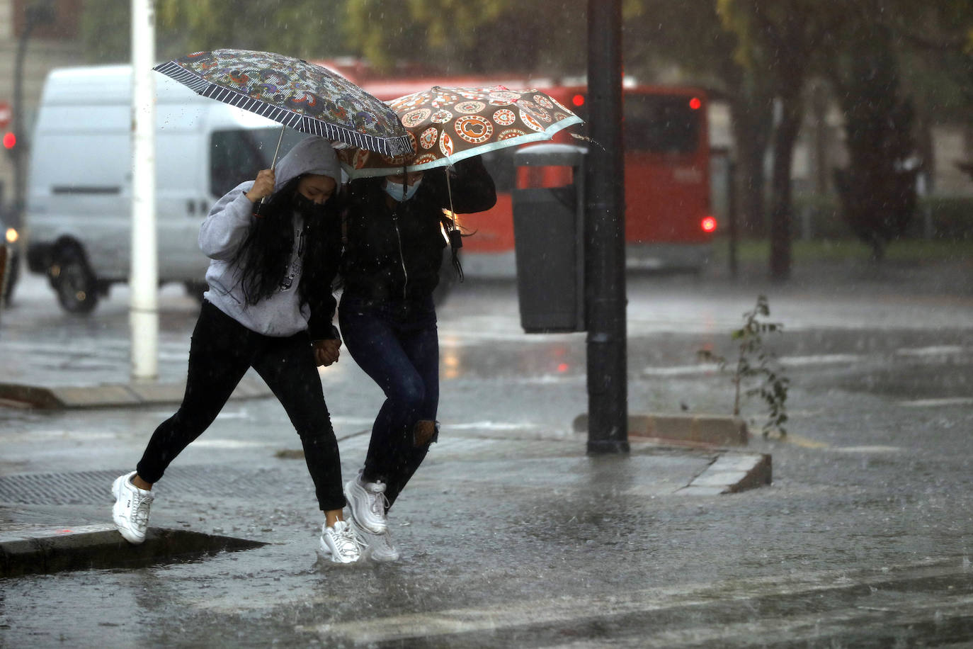 Precipitaciones en Valencia.