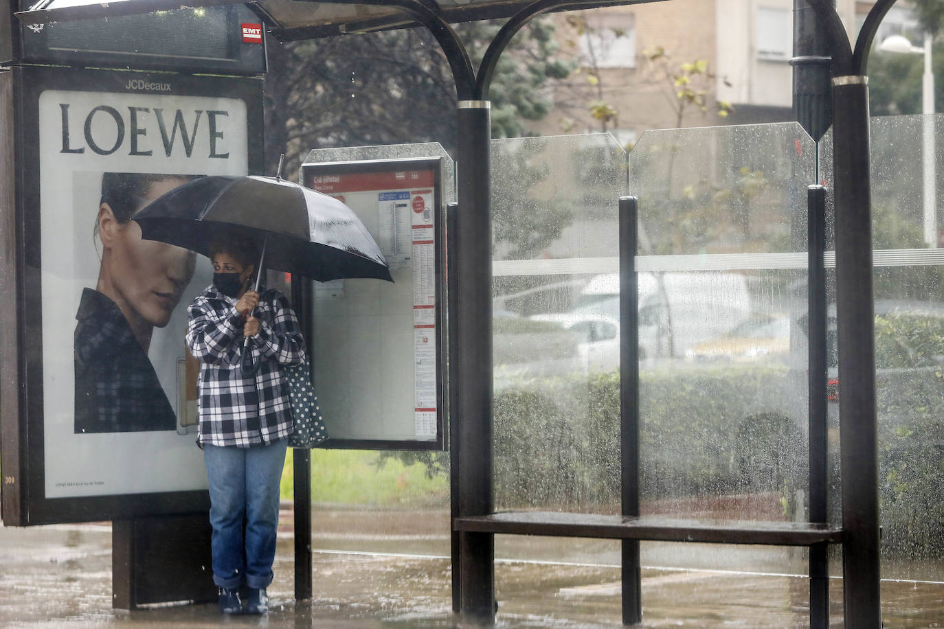 Precipitaciones en Valencia.