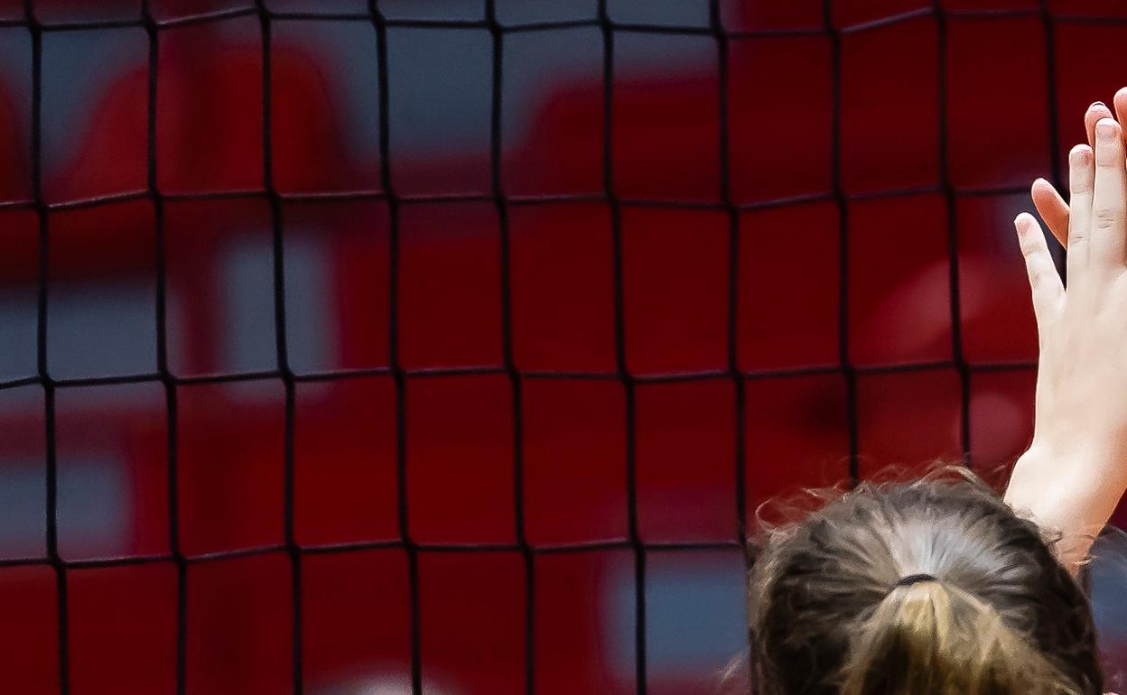 Jugadoras del Xàtiva Voleibol. 