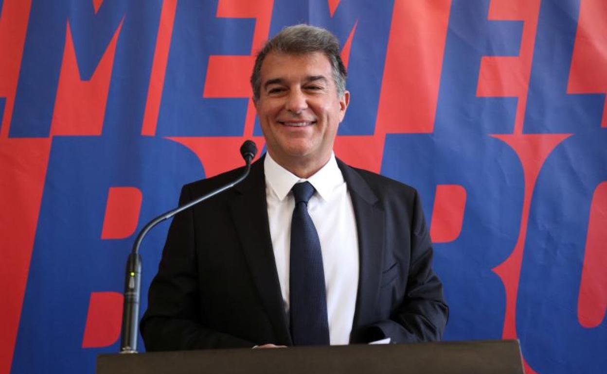 Joan Laporta, aspirante a la presidencia del Barça. 