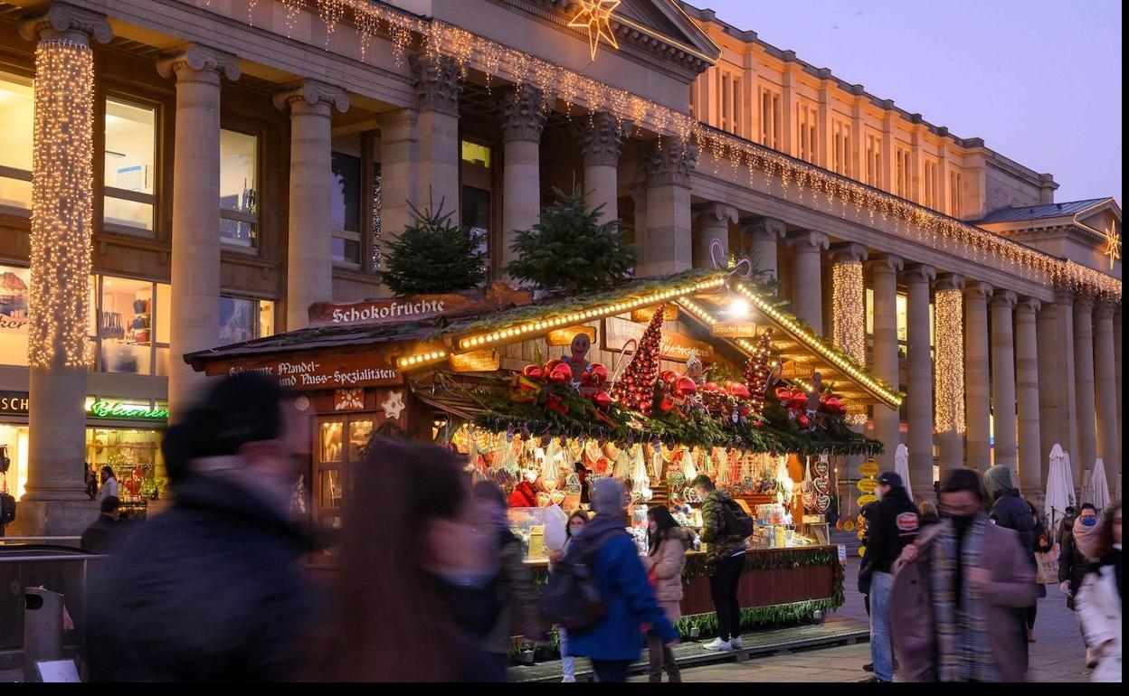 Luces navideñas en Stuttgart