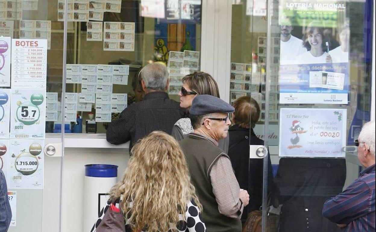 Una administración de lotería. 