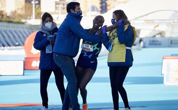 Galería. Las mejores imágenes del Maratón de Valencia 2020. 