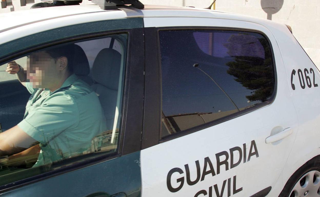 Un vehículo de la Guardia Civil. 