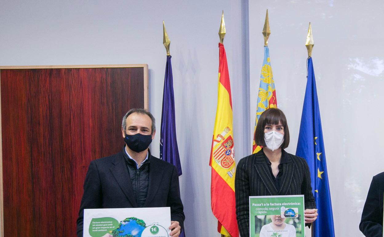 Dionisio García, Diana Morant y Francisco Carrió. 