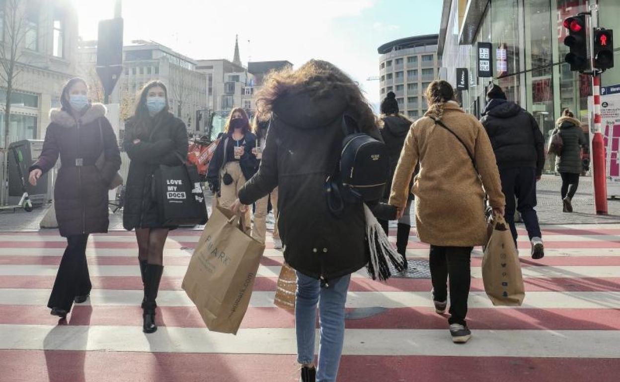 Día de compras en Bélgica. 