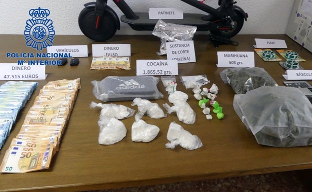 Trece detenidos por tráfico de drogas en varios municipios de la Safor