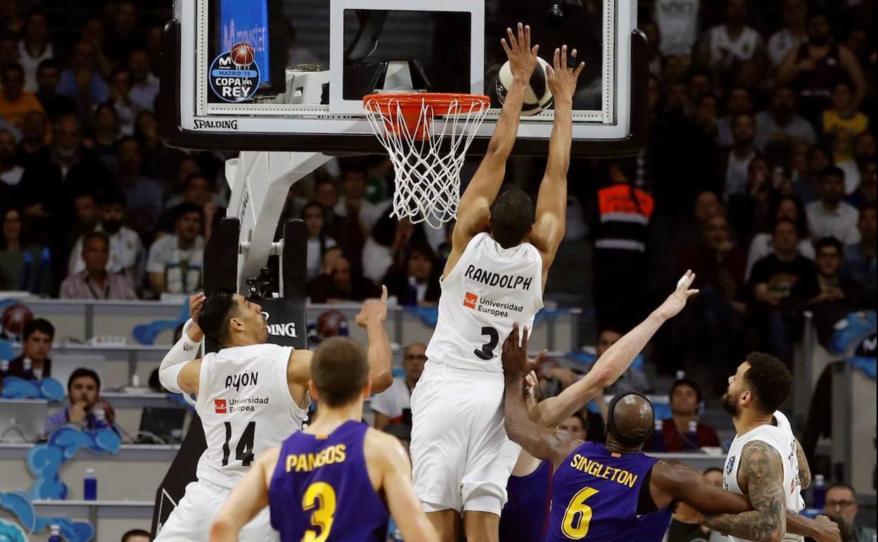 La acción que decidió la final de la Copa del Rey de 2019, disputada en el WiZink Center. 