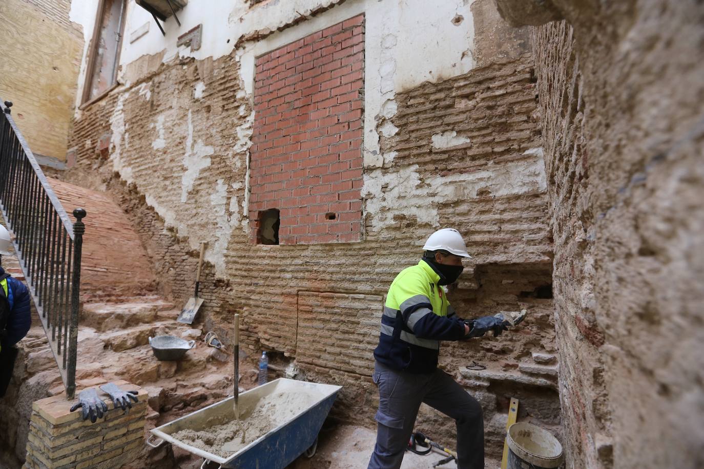 Fotos: Así avanzan las obras de rehabilitación del Palacio de Valeriola, sede del Centro de Arte Hortensia Herrero