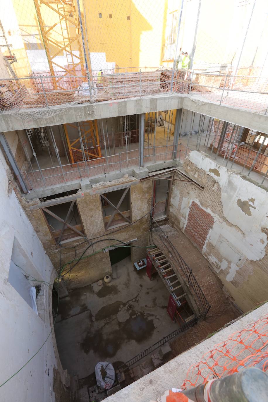 Fotos: Así avanzan las obras de rehabilitación del Palacio de Valeriola, sede del Centro de Arte Hortensia Herrero