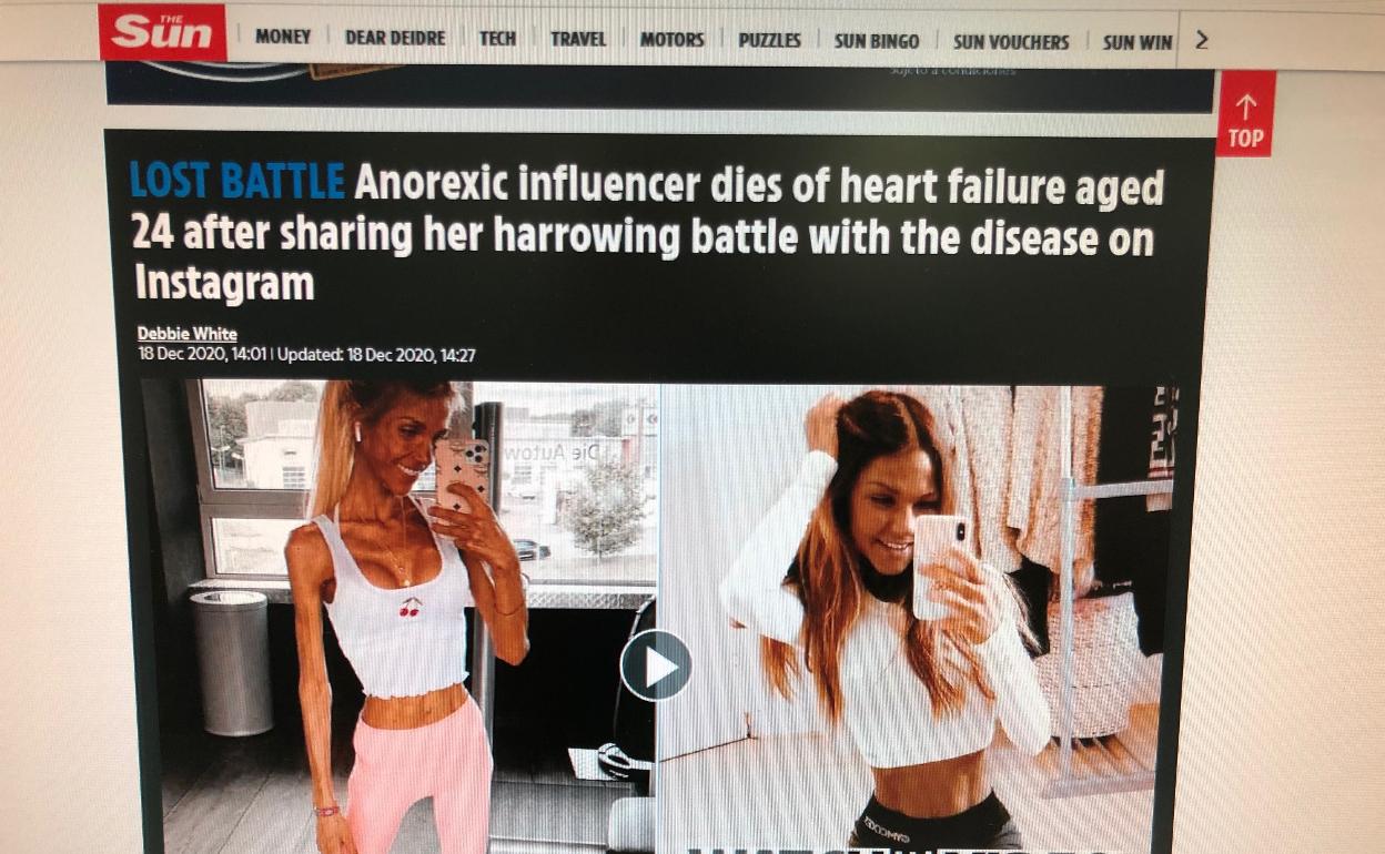 Muere a los 24 años la influencer Josi Maria tras no superar su lucha  contra la anorexia | Las Provincias