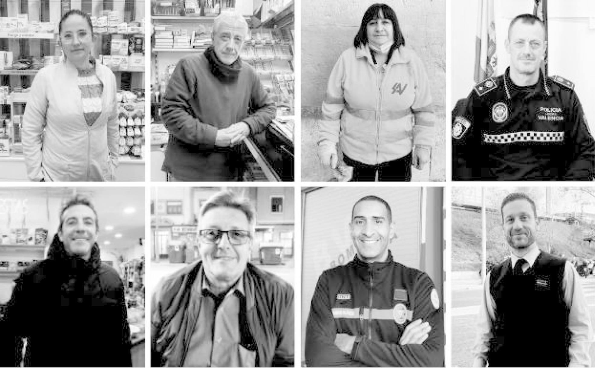 Héroes urbanos, a pie de calle durante el confinamiento en Valencia.