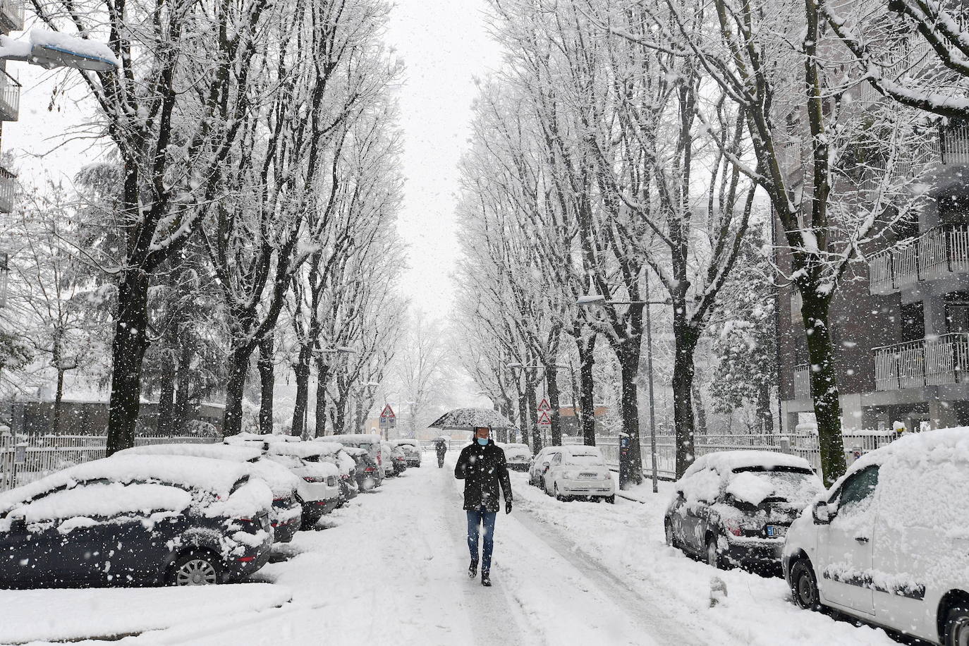 Las autoridades italianas se han visto este lunes obligadas a cancelar más de treinta trenes regionales y a cortar carreteras y calles por las fuertes nevadas que han afectado al norte del país y que han provocado que Milán amaneciera cubierta por una capa blanca de 15 centímetros. En Venecia, las autoridades han activado el sistema de diques, conocido como MOSE, para proteger la ciudad de las inundaciones y el Centro de control de mareas del municipio ha calculado para las próximas horas una marea máxima de 130 centímetros sobre el nivel medio del mar. 