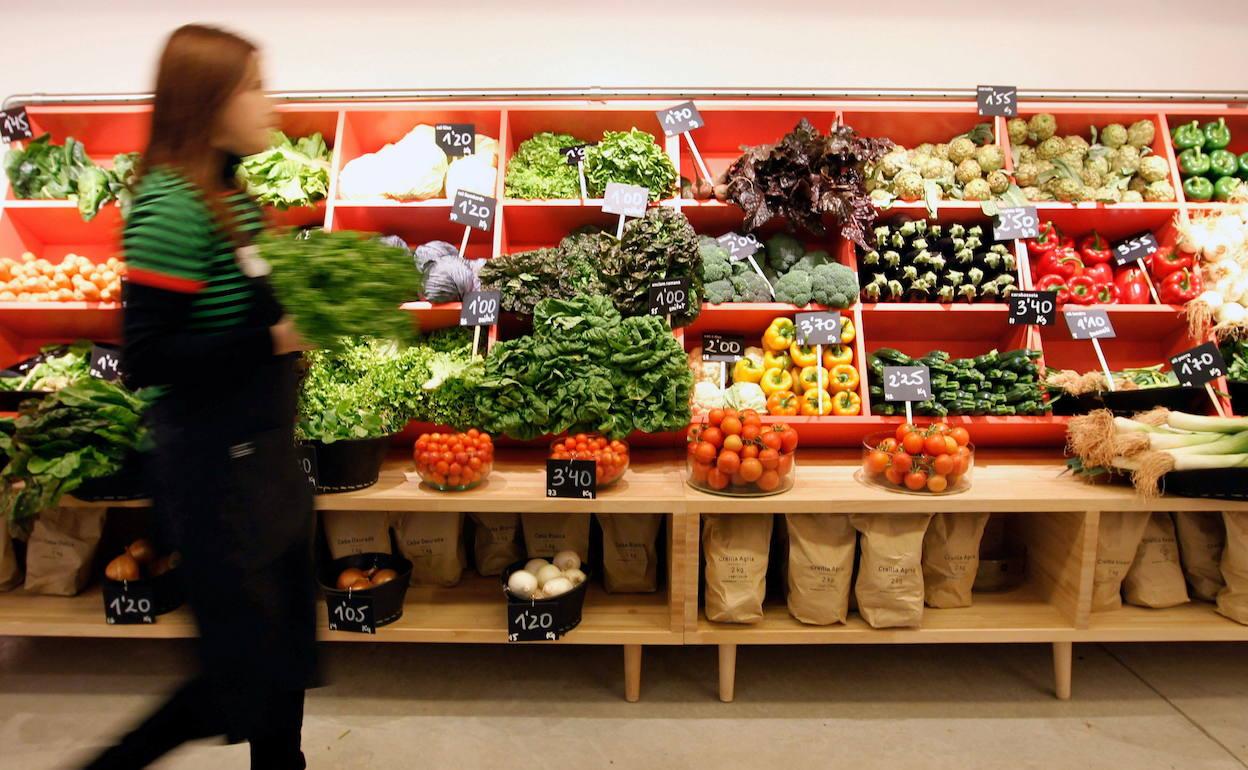 Interior de un comercio. 