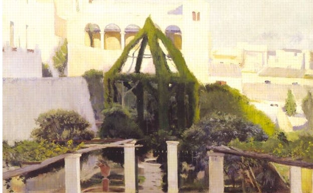 Una de las piezas extraviadas, obra de Santiago Rusiñol. 