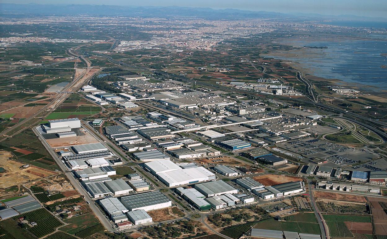 Polígono industrial de Almussafes. 