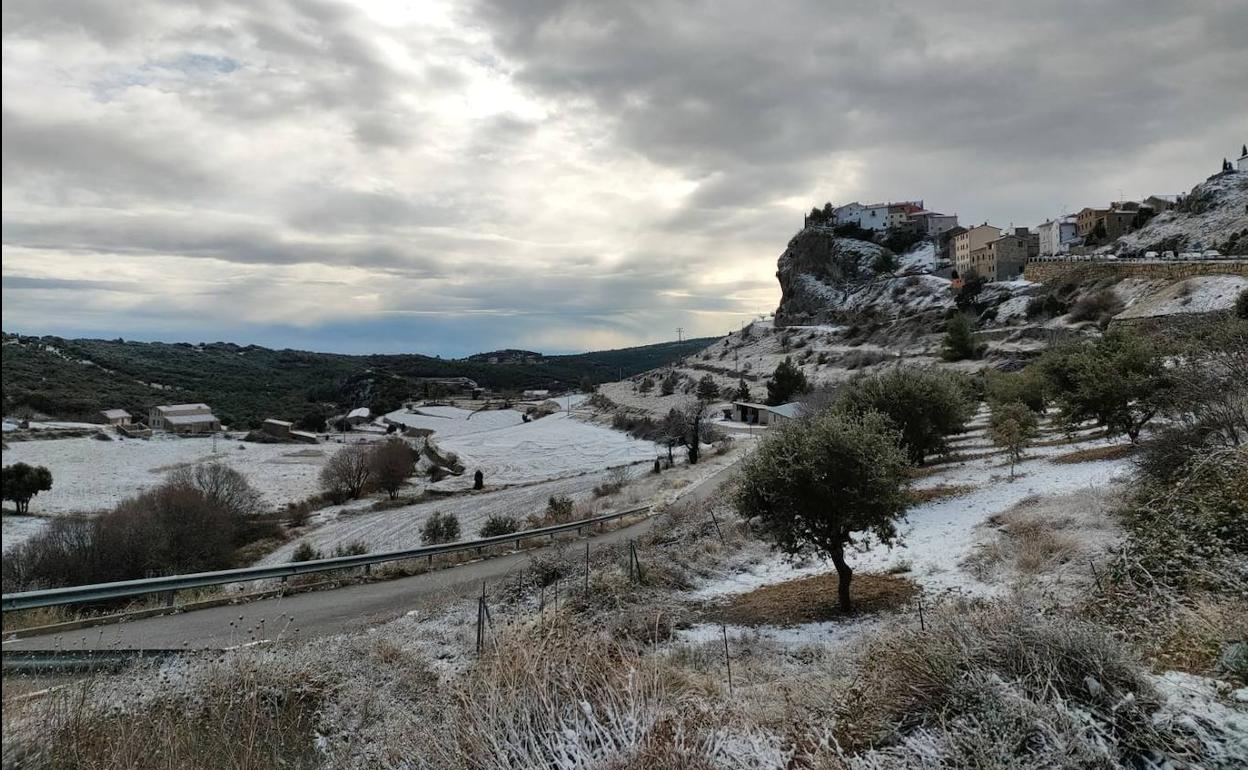 Nieve en Xodos.