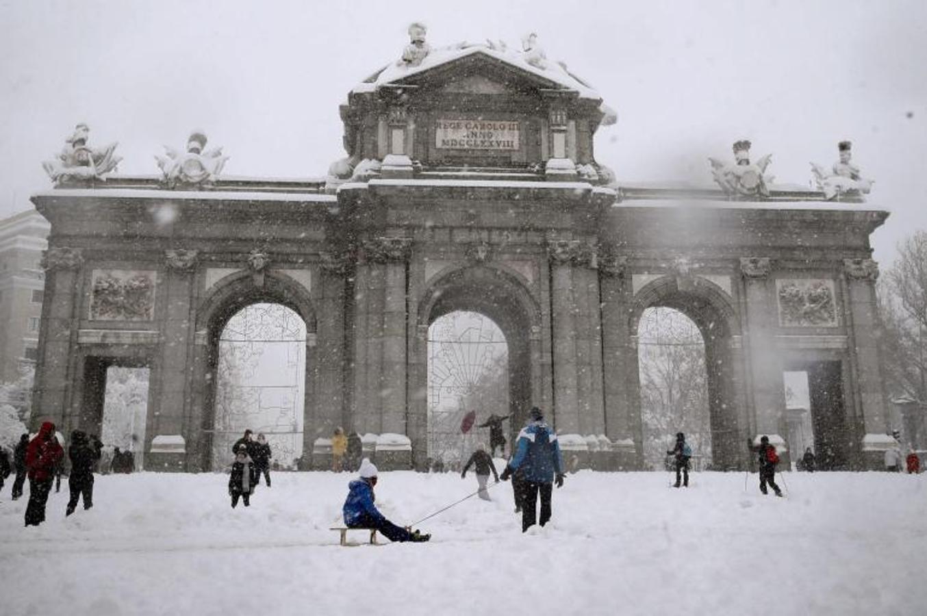 Vista de la Puerta de Alcalá