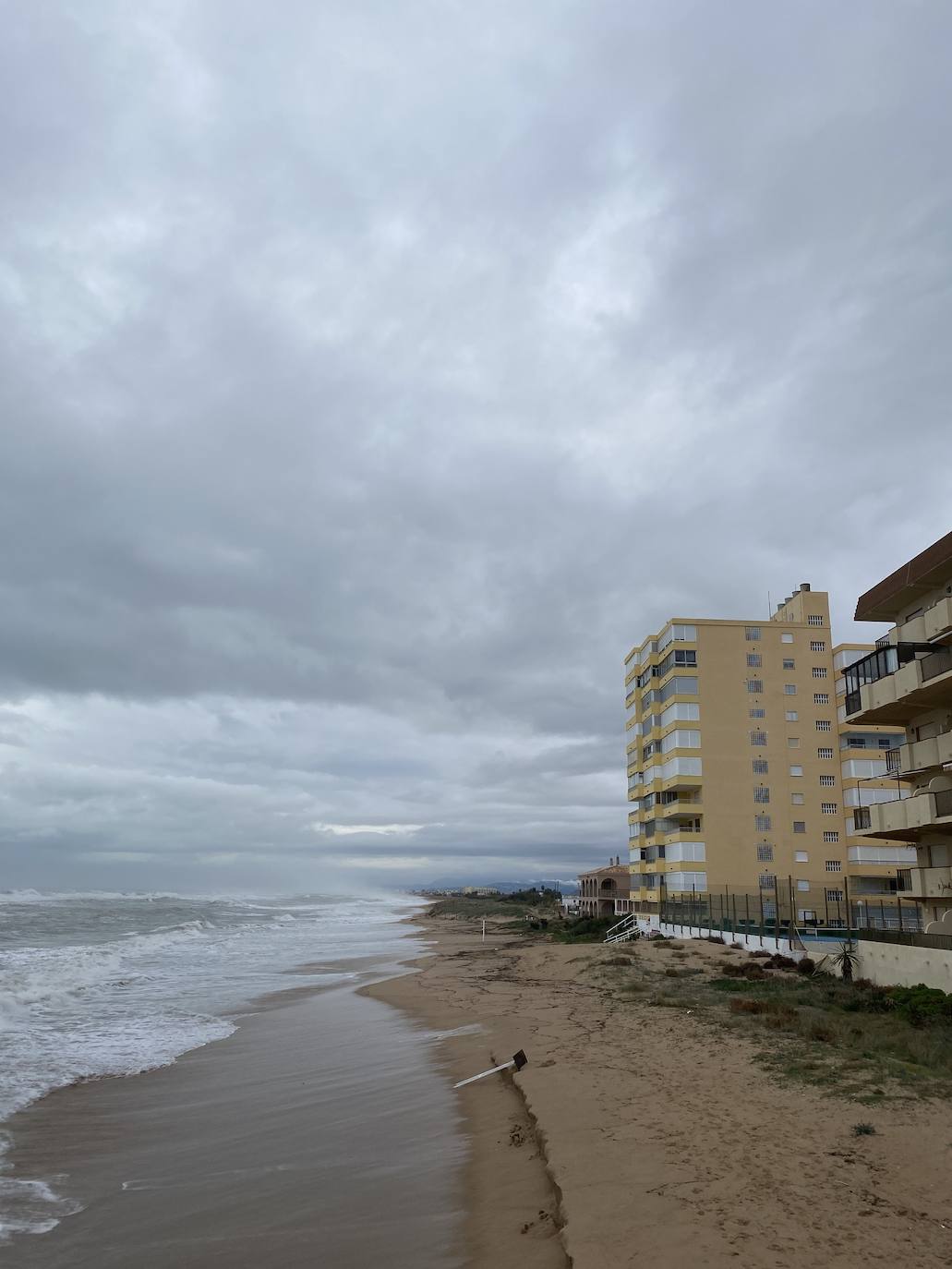 Zona sur de la playa de Tavernes