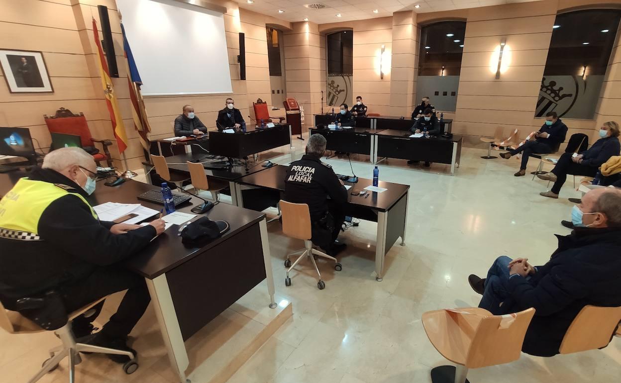 La reunión del Centro de Coordinación Intermunicipal. 