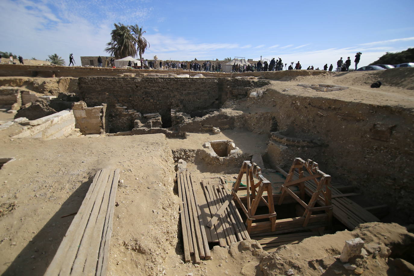 Egipto muestra los nuevos «grandes descubrimientos» de la necrópolis de Saqqara