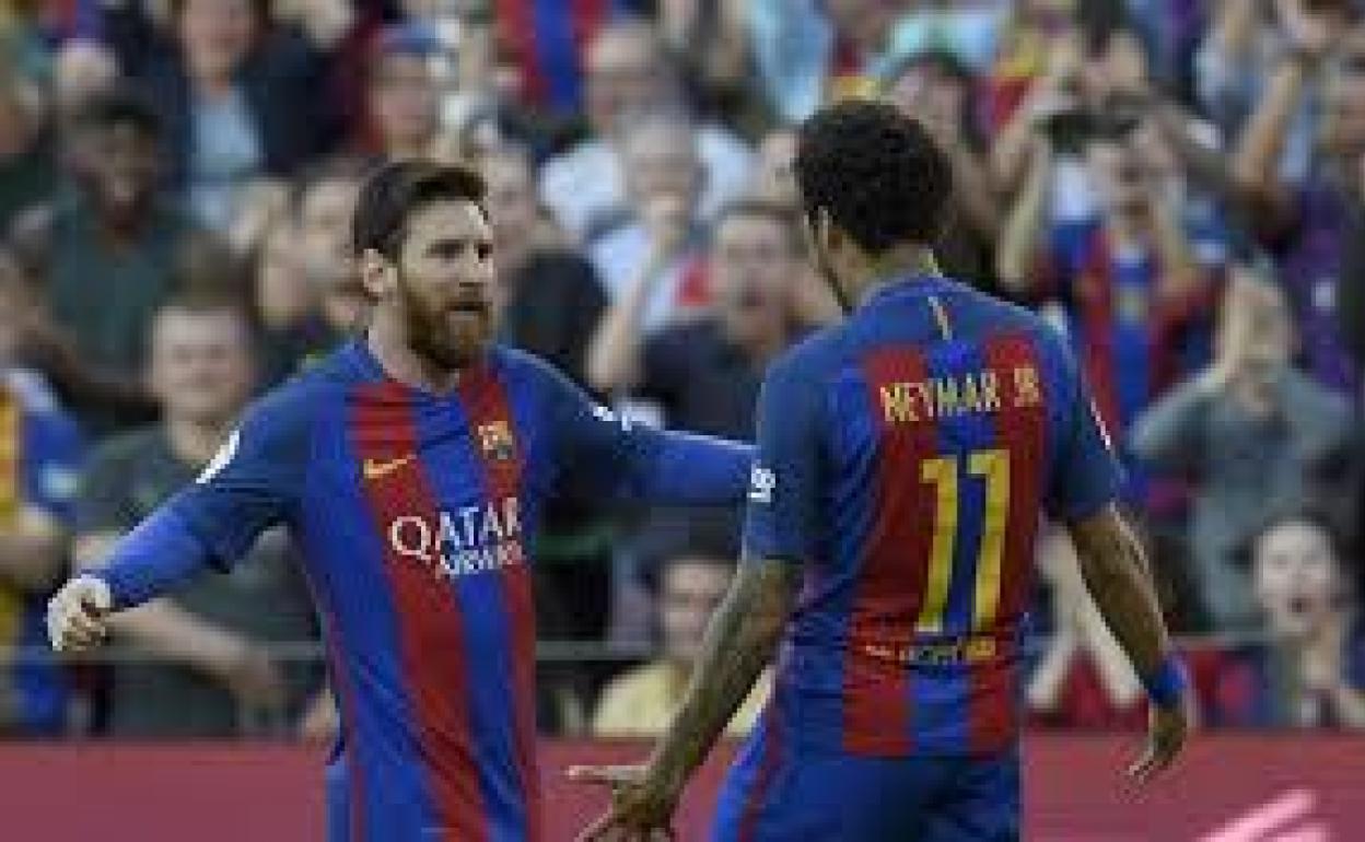 Messi y Neymar, en una imagen de archivo. 