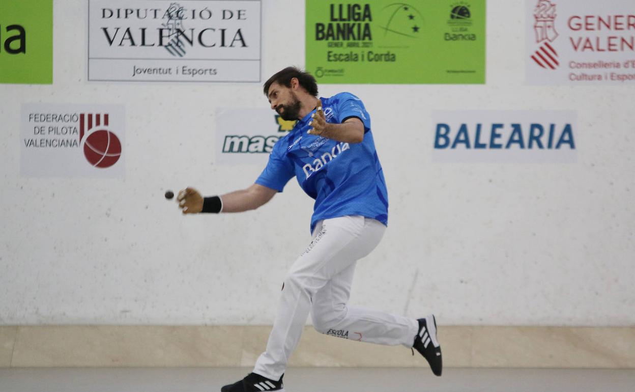 Soro III, durante la partida de Lliga del pasado sábado en Pelayo. 