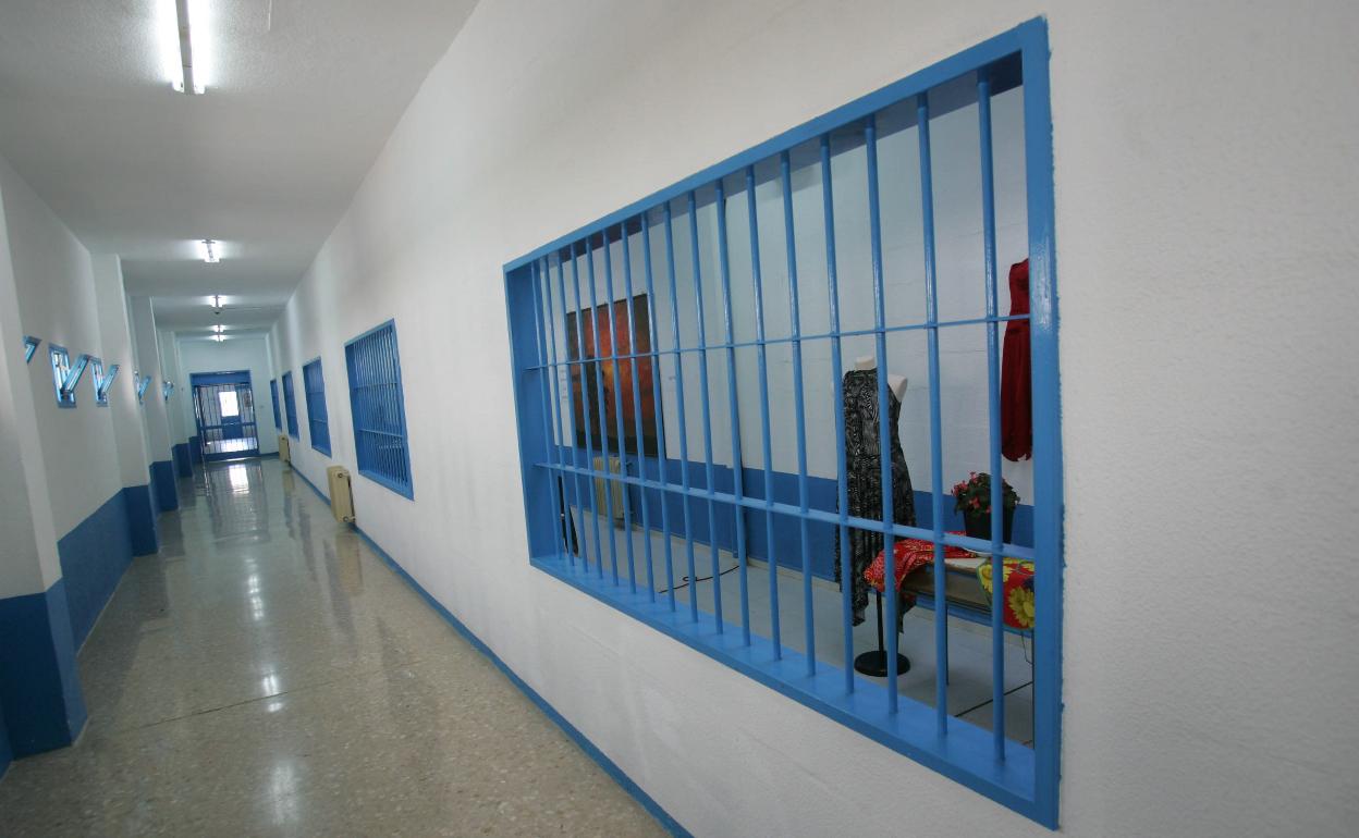 Un pasillo de un módulo de la cárcel de Picassent. 