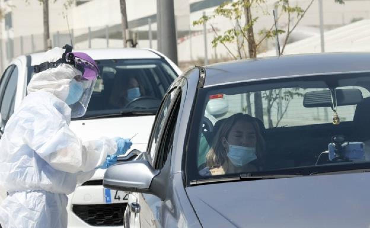 Pruebas PCR realizadas en el hospital La Fe.