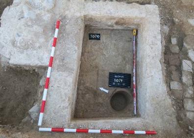 Imagen secundaria 1 - Hallazgos en la Bajada de San Miguel de Valencia.