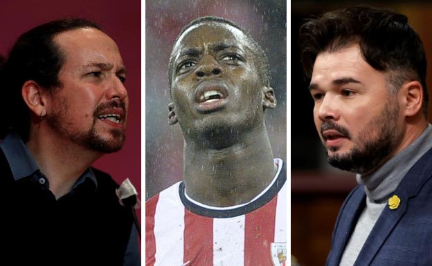 Polémica entre Pablo Iglesias, Rufián y Pedrerol a cuenta de lo que hablan los jugadores del Athletic de Bilbao 