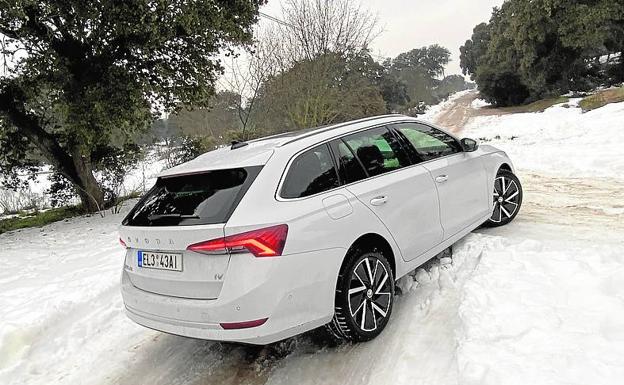 Aunque parezca Siberia, así estaba Madrid durante la prueba.