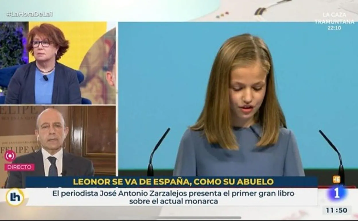 Polémica por un informe de la Televisión Española sobre la princesa Leonor: “Se va de España como su abuelo”