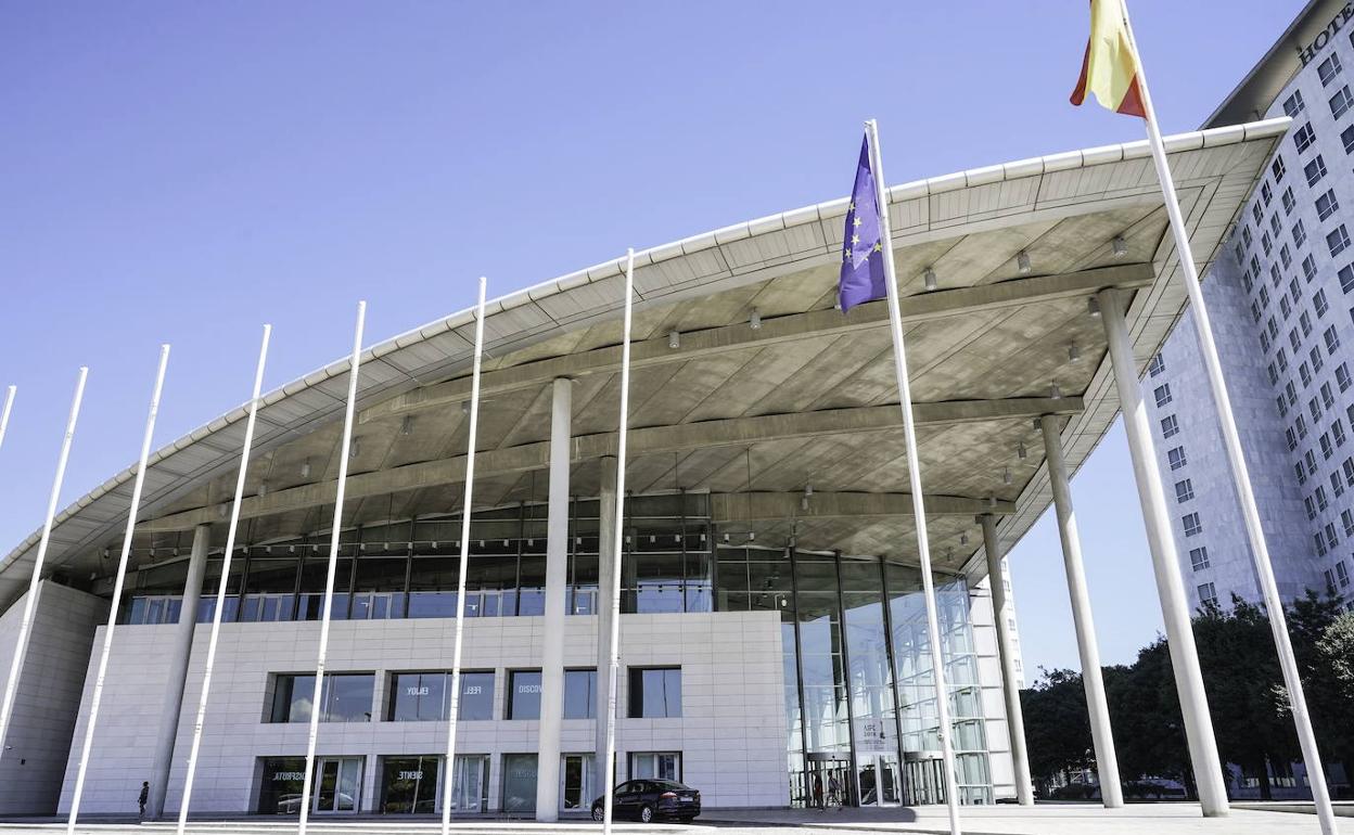 Exterior del Palacio de Congresos de Valencia. 