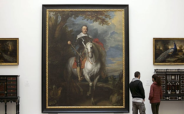 Obra de Van Dyck en el Museo de Bellas Artes tras su restauración. 
