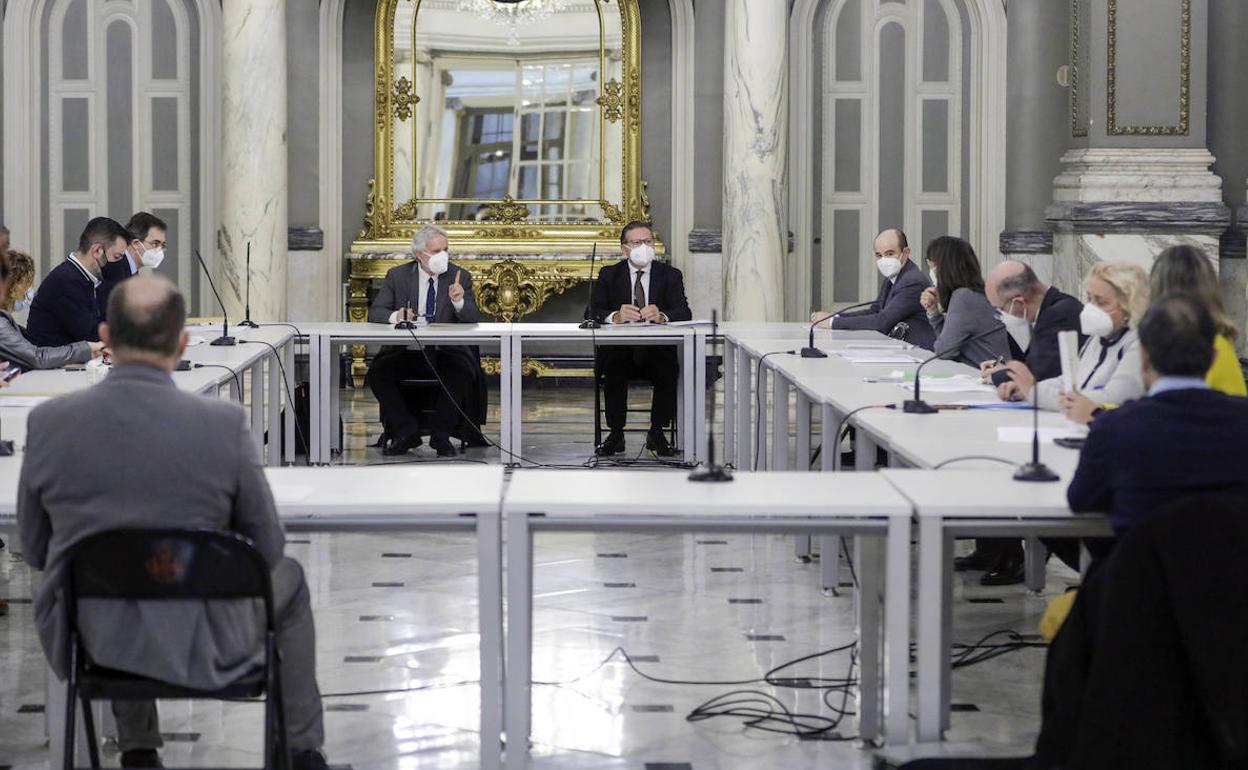 Reunión extraordinaria del Consejo de Administración del Palacio de Congresos de Valencia.