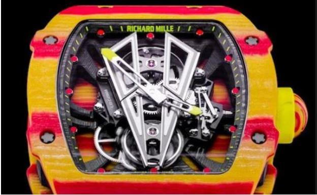 El reloj Richard Mille usado por Rafa Nadal. 