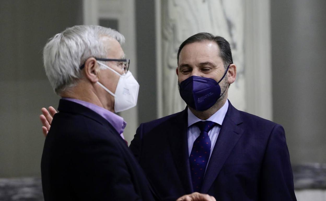 Ribó y Ábalos, en el Ayuntamiento de Valencia