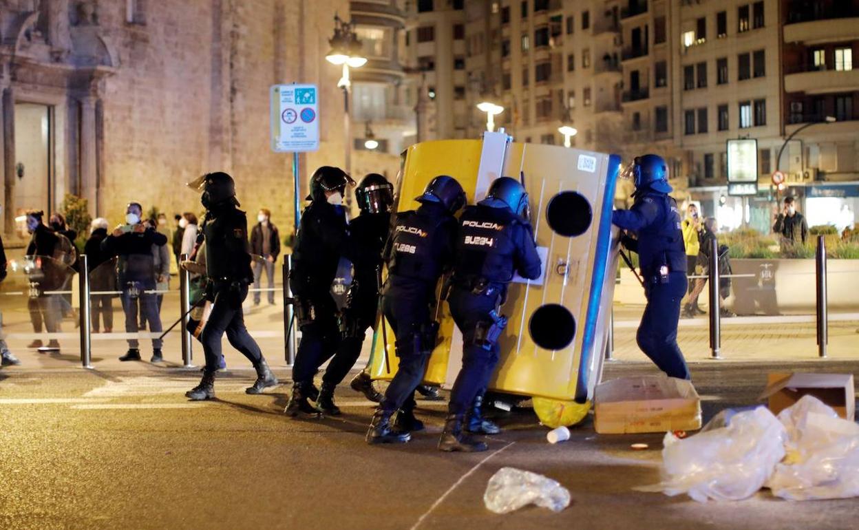 Imagen de la concentración en Valencia