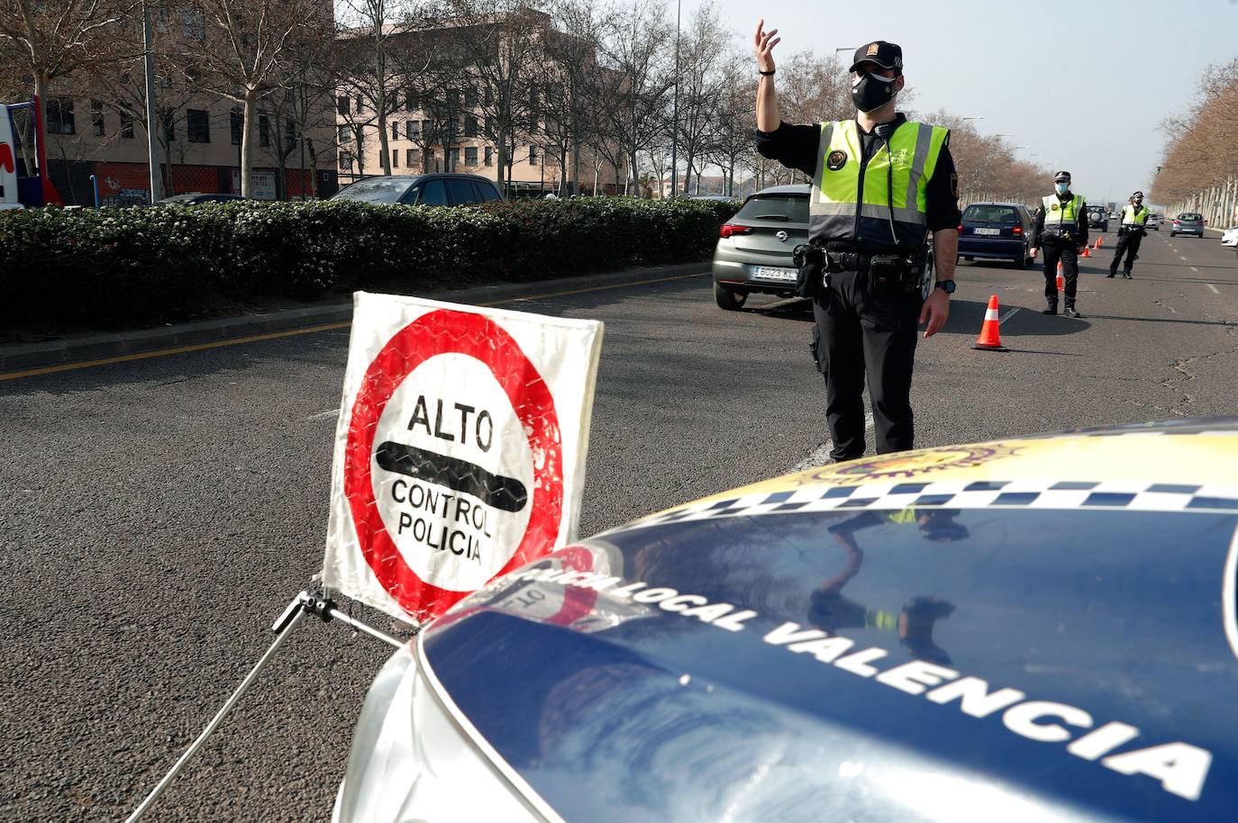 Fotos: Valencia se cierra por cuarto fin de semana consecutivo debido a las restricciones