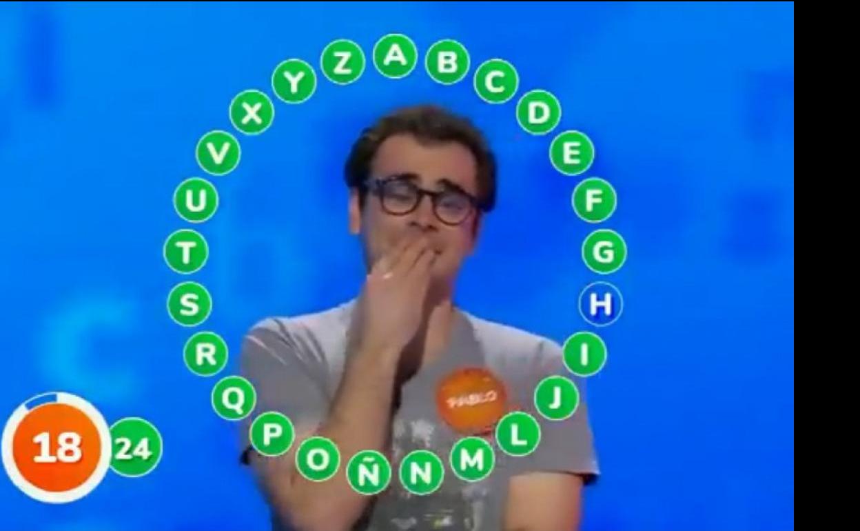 Pasapalabra : Con la H... la palabra con la que Pablo Díaz perdió el bote de Pasapalabra