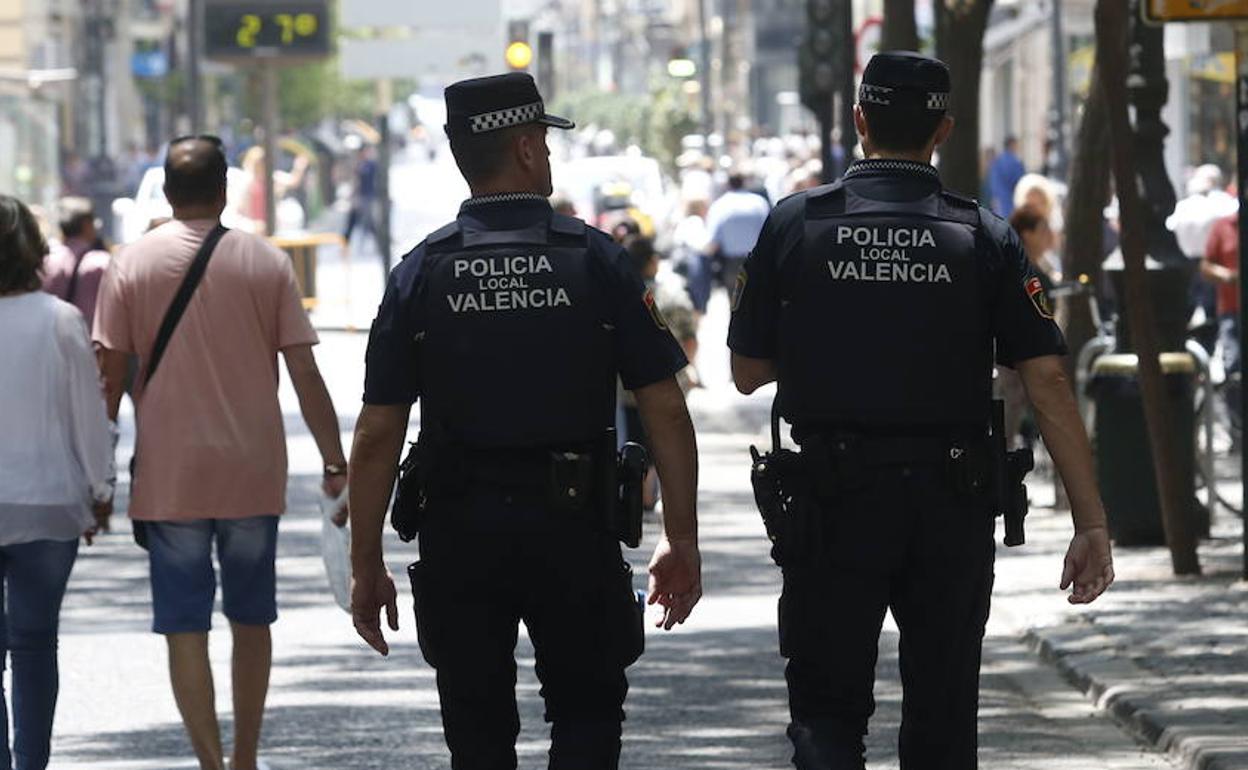 Agentes de la Policía Local, en una imagen de archivo