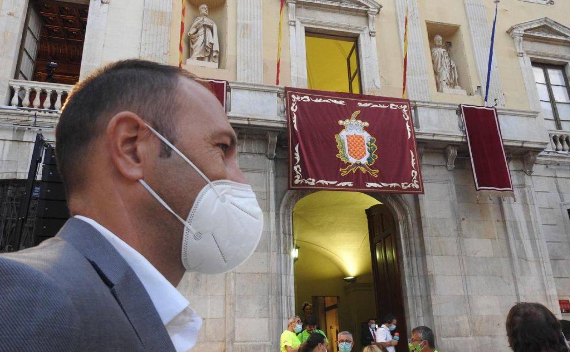 Berni Álvarez, durante un acto oficial.