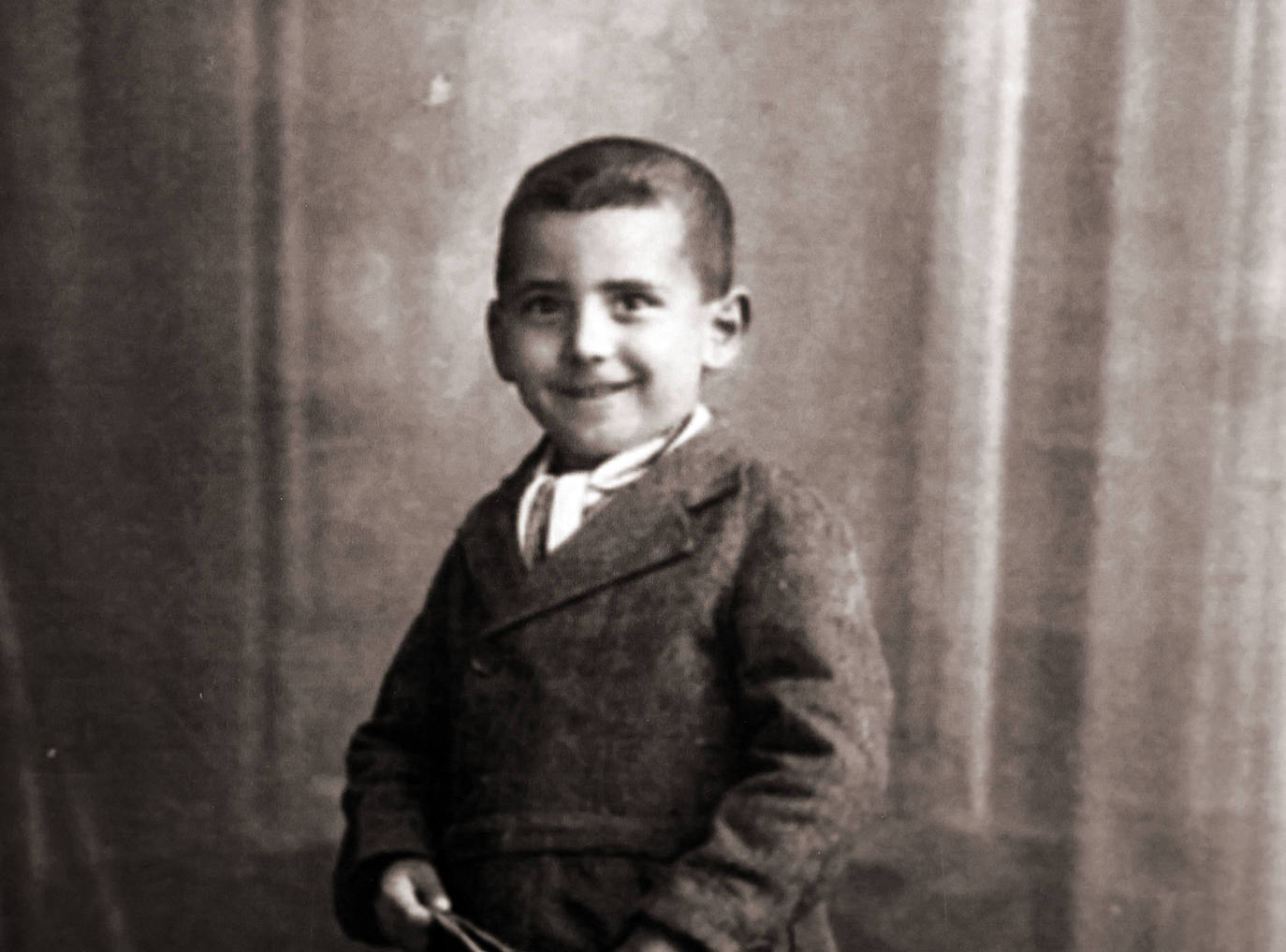 Niñez. Instantánea de Antonio Ferrandis cuando era un niño. 