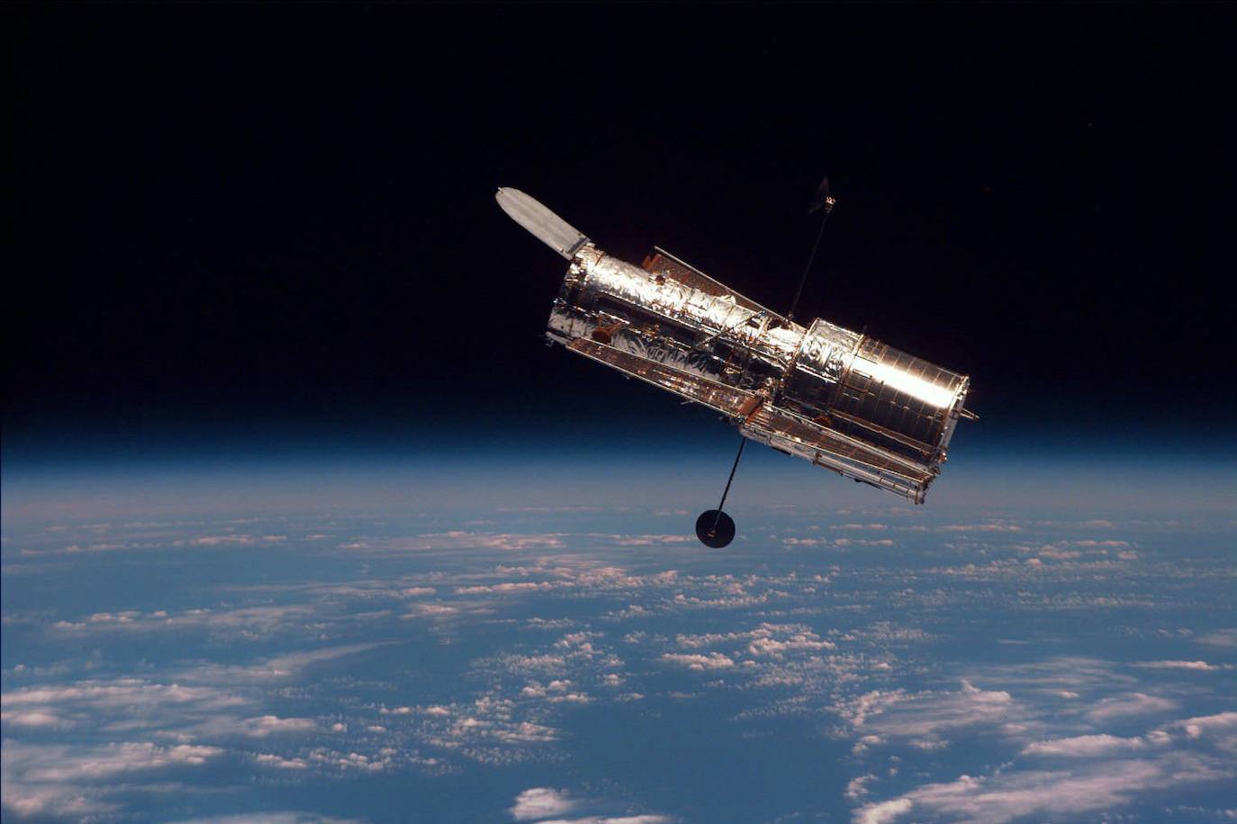 Vista del telescopio espacial Hubble.
