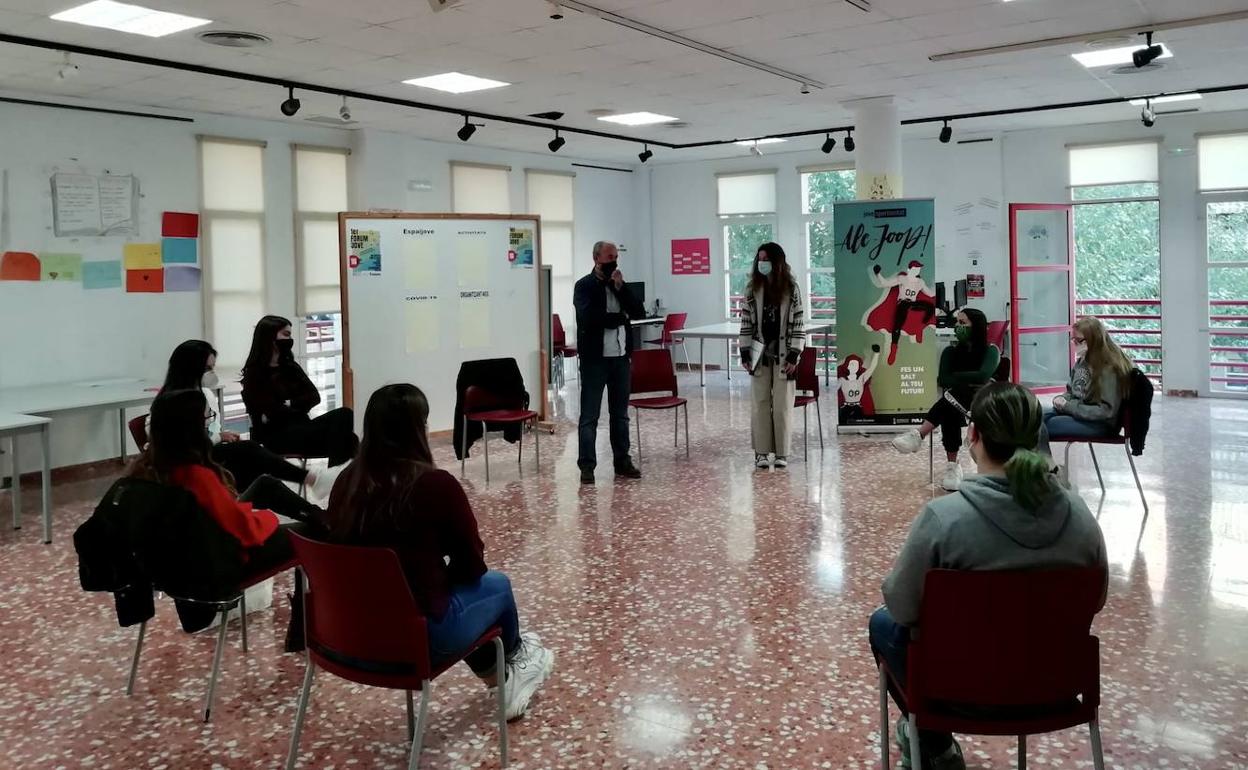 Los participantes en el Foro Joven. 