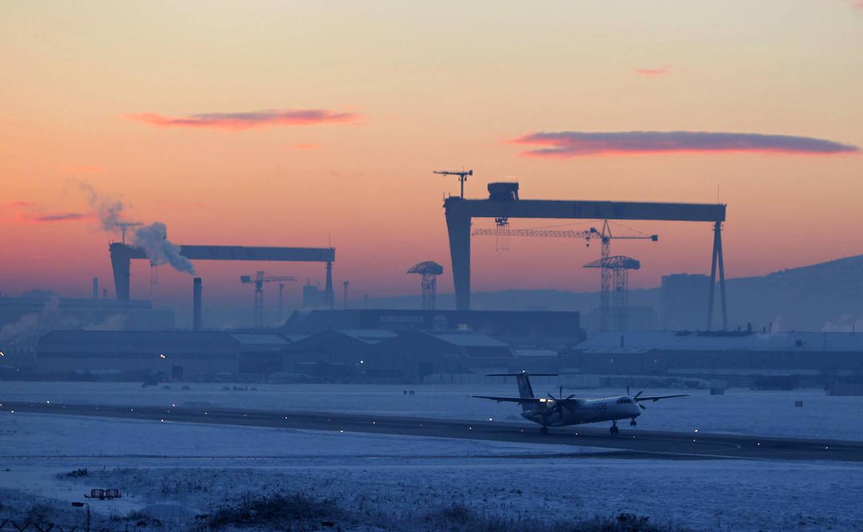 Aeropuerto de Belfast. 